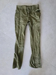 Pantalones de uniforme de carga del ejército israelí de las FDI verde oliva mediano B129 - Imagen 1 de 5