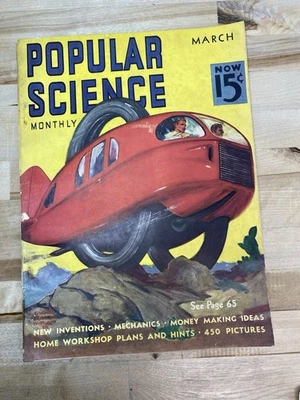 Popular Science Monthly March 1938 Vol. 132 No. 3 Foto 1 de 2