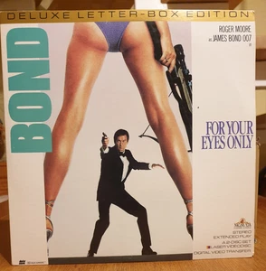 Laserdisc James Bond 007 For Your Eyes Only Deluxe Letter Box NTSC - Imagen 1 de 3