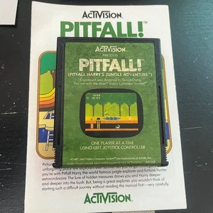 Fallgrube! (Atari 2600, 1982) Activision Cartridge mit Handbuch - Bild 1 von 4