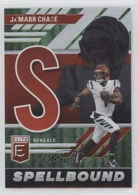 2023 Panini Donruss Elite Spellbound Green Ja'Marr Chase #SB-JC4 - Image 1 of 2