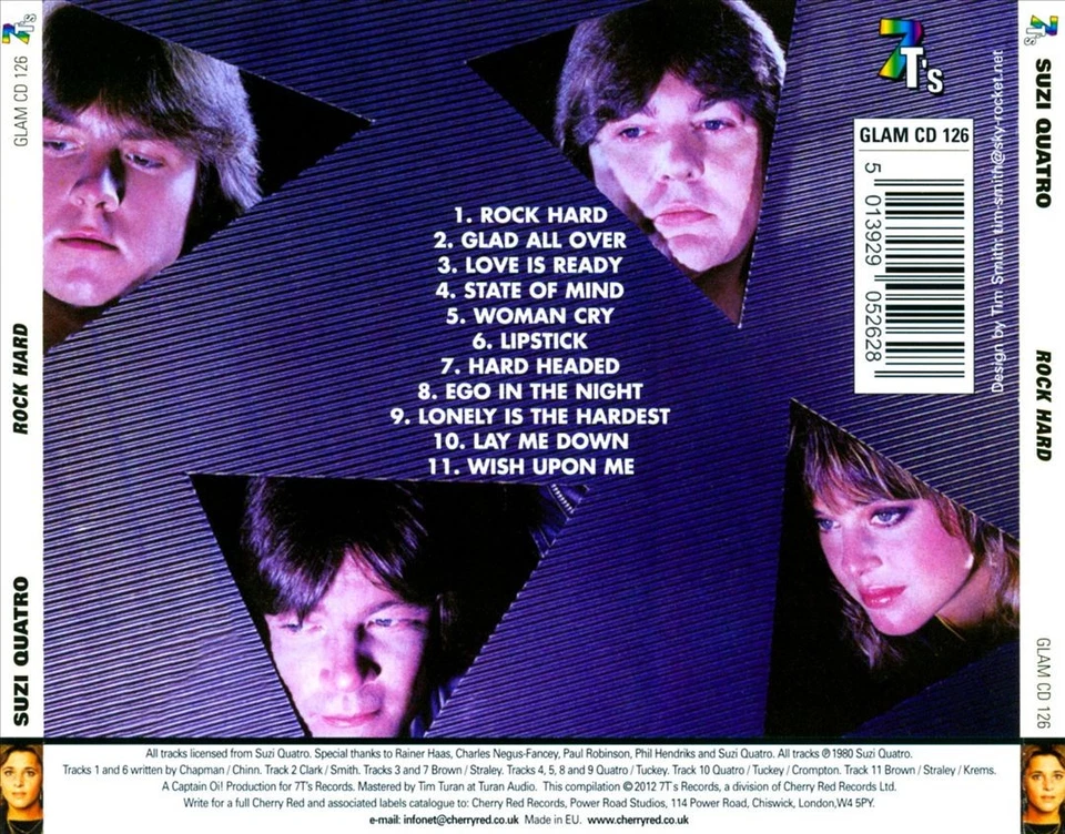 SUZI QUATRO - ROCK HARD NEW CD - Imagem 1 de 1