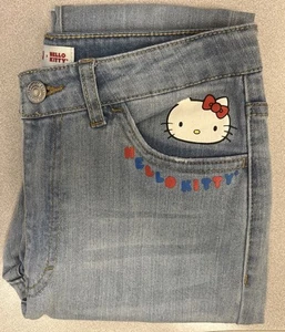 Levi’s x Hello Kitty  Straight  Leg Jean Size 14 Reg Girls. - Picture 1 of 11