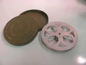 Used Vintage Original Kodak Metal 8mm Film Take-Up Reel 7" W/ EKC Case - Film US - Picture 1 of 11