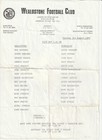 Wealdstone v Wimbledon 3rd August 1982 Friendly Programme / Teamsheet