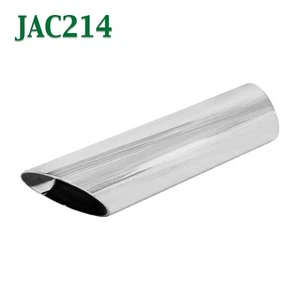 JAC214 2 1/4" 2.25" Chrome Angle Cut Exhaust Tip 2 1/2" 2.5" Outlet / 9" Long - Bild 1 von 2