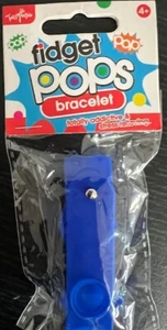 Fidget Pops Blue Bracelet Fun Stress Relief Unopened New - Picture 1 of 2