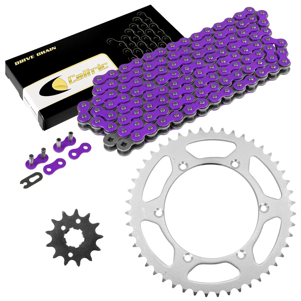 Drive Chain & Sprocket Kit for Kawasaki KDX200 1989 1990 1991 1992 1993 - 2006 - Image 1 of 4