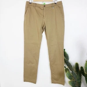 HUGO Boss Regular Fit Chino Khaki Pants Stretch size 8 Women's - Picture 1 of 15