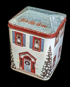 1974 Christmas Tin Feels Like Home Giveaway at Mall Opening Made in England - Bild 1 von 7