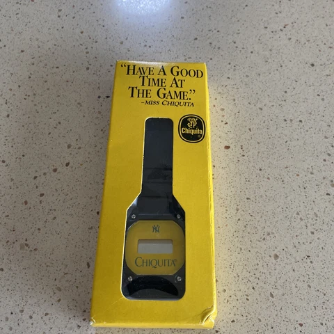VTG New York Yankees Baseball “Have a Good Time at the Game” Miss Chiquita Watch Cover