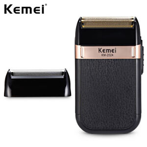 KEMEI KM-2024 Chargeable Razor Electric Shaver USB Fast Reciprocating Waterproof