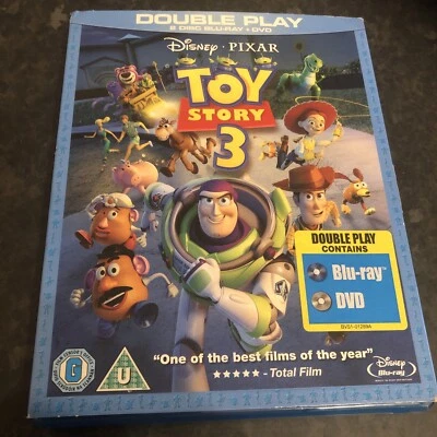 Toy Story 3 Blu-ray + DVD 2010 Disney Pixar 3 Discs With Slipcover - Image 1 of 2