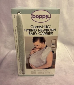 Newborn Carrier ComfyHug Gray Frost Hybrid Wrap 2 Carrying Positions Boppy Frost - Picture 1 of 6