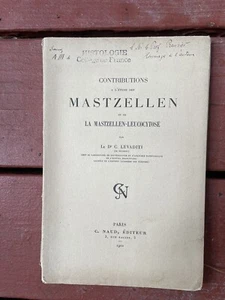 Levaditi, Contributions ,,Mastzellen ..la Mastzellen-Leucocystine - Picture 1 of 6