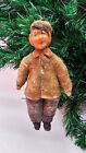 Traditional Christmas Tree Characters Cotton Spun Vintage Ornaments Decorations