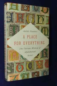 A PLACE FOR EVERYTHING Judith Flanders CURIOUS HISTORY OF ALPHABETICAL ORDER HC - Bild 1 von 12