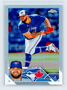 2023 Topps Chrome #24 Alek Manoah Refractor Toronto Blue Jays - Bild 1 von 2