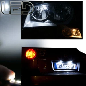 Para ALFA156 4 Bombillas LED Iluminación Matrícula Luces de Posición - Bild 1 von 2