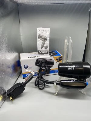 Conair Compact Dryer 1875 Watt Lightweight Foldable Portable Travel New in Box  - Image 1 of 4
