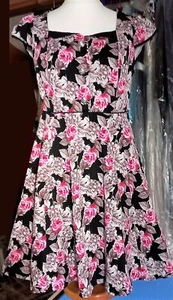 Cotton Fit and Flare summer dress -SIZE 20 - Picture 1 of 15