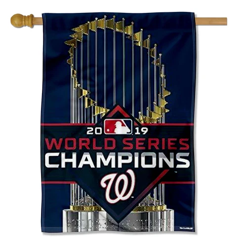 MLB Washington Nationals 2019 World Champions House Flag Cover