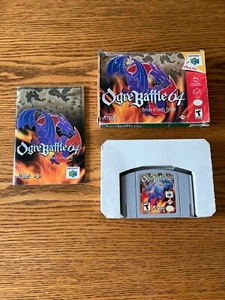 Nintendo 64 N64 Ogre Battle CIB Auténtico - Imagen 1 de 5
