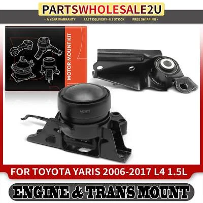 2x Engine Motor Mount for Toyota Yaris 2006 2007 2008 2009 2010-2017 L4 1.5L  - Image 1 of 4
