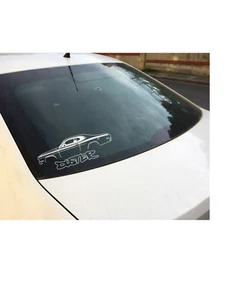 1972 Plymouth Duster Custom Made sticker decal diecut outline wall graphic - Picture 1 of 7