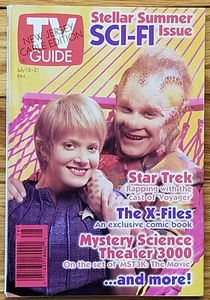 TV Guide 1995 Issue #2207 July 15-21 Sci-Fi Issue Star Trek Voyager No Label - Picture 1 of 1