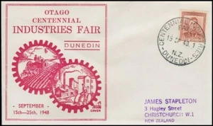 NUEVA ZELANDA 1948 CUBIERTA ILUSTRADA ESPECIAL CANCELAR MULTA (ID:10/D25693) - Imagen 1 de 1