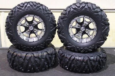 BRUTE FORCE 750 25" QUADKING ATV TIRE & COBRA M/B WHEEL KIT IRS1CA BIGGHORN - Image 1 of 4
