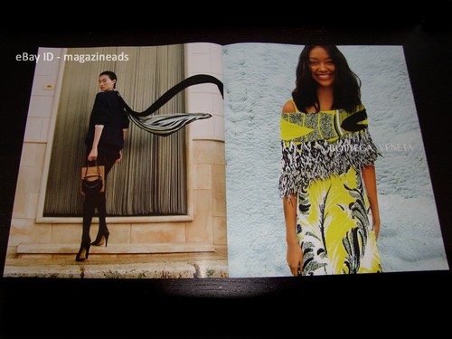 BOTTEGA VENETA 2 pagine rivista STAMPA ANNUNCIO PRIMAVERA 2023 CHU WONG Aneken Zaldivar