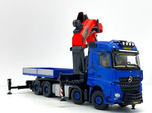 Mercedes Arocs 8x4 palfinger crane PK1650TEC+ballast box+jib, WSI truck models - Picture 1 of 8