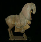 12" Ancient China Tang Sancai Pottery Dynasty Ceramics War Horse Statue