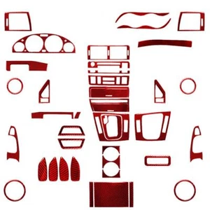 For BMW 3 Series E46 1998-2005 Car Carbon Fiber Complete Set Trim Stickers - Picture 1 of 13