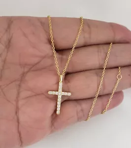 925 Sterling Silber Kreuz Anhänger Halskette - Bild 1 von 1