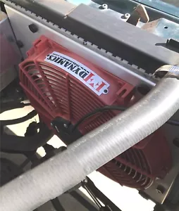 MAZDA RX7 RX-7 V8 SWAP ELECTRIC COOLING FAN KIT & HAND TIG WELDED SHROUD 83-91 ! - Picture 1 of 1