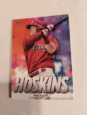 RHYS HOSKINS 2020 TOPPS AUGUST ACCOLADES #RH-10 FREE SHIPPING - Image 1 of 2