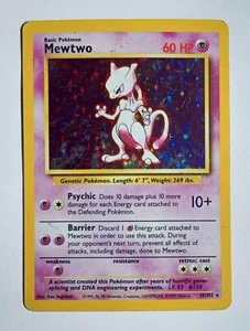 Pokemon - Mewtwo - Base Set Original 10/102 - Holo Rare - HP - Picture 1 of 2