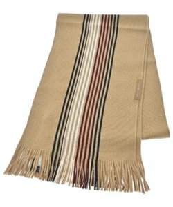TOMMY HILFIGER Scarves CamelxBlackxRedetc.(Stripe Pattern) 2200551748064 - Picture 1 of 3