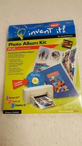 Invent It ! Photo Album Kit For Ink Jet Printers New In Box HP IBM CD Included - Picture 1 of 8