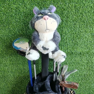 Cubierta de cabeza de conductor de gato Golf Lucifer 460cc cubierta de cabeza de palo de madera - Imagen 1 de 7