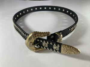 Cinturón de cuero para mujer Donna Katz (33 pulgadas) - Imagen 1 de 6