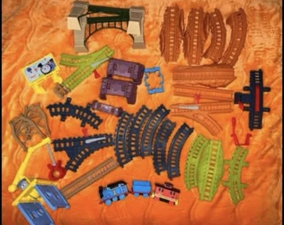Thomas The Train & Friends Trackmaster Risky Rails Bridge Drop Track Play Set - Image 1 of 3