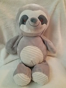 Peluche gris perezoso grande 15-20" peluche bebé abrazo sonajero KellyToy 2018 - Imagen 1 de 8