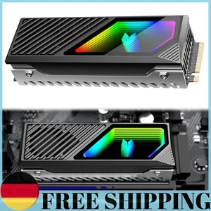 M.2 2280 SSD Heatsink Solid State Drive Cooler 5V 3 Pin ARGB Hard Drive Heatsink - Bild 1 von 18