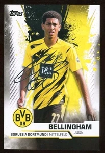 2020 Topps Soccer Jude Bellingham Silver Script Signature Certified Autograph  - Picture 1 of 2