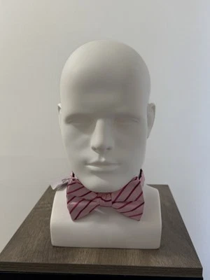 Pajarita rosa Jos.A.Bank para hombre, 100 % seda, nueva con etiquetas Foto 1 de 4