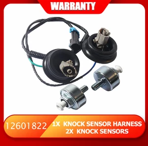 Knock Sensor with Harness Pair Kit for Chevy Silverado 1500 GMC Sierra 12589867 - Foto 1 di 6